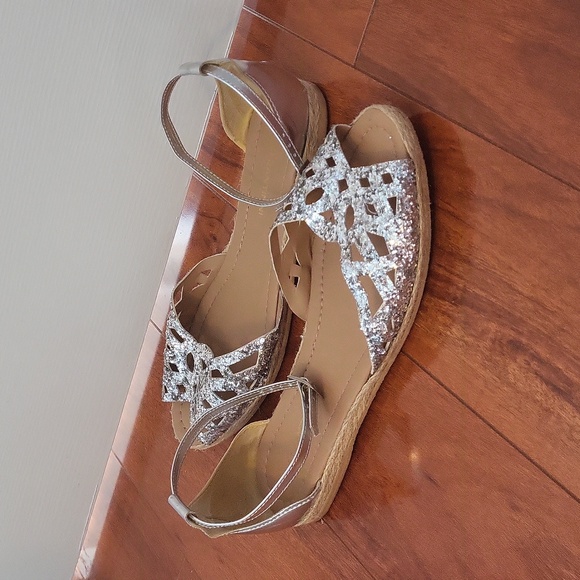 Sparkly Flat Sandles - Size 9 (Brazilian size 38) - Picture 2 of 6